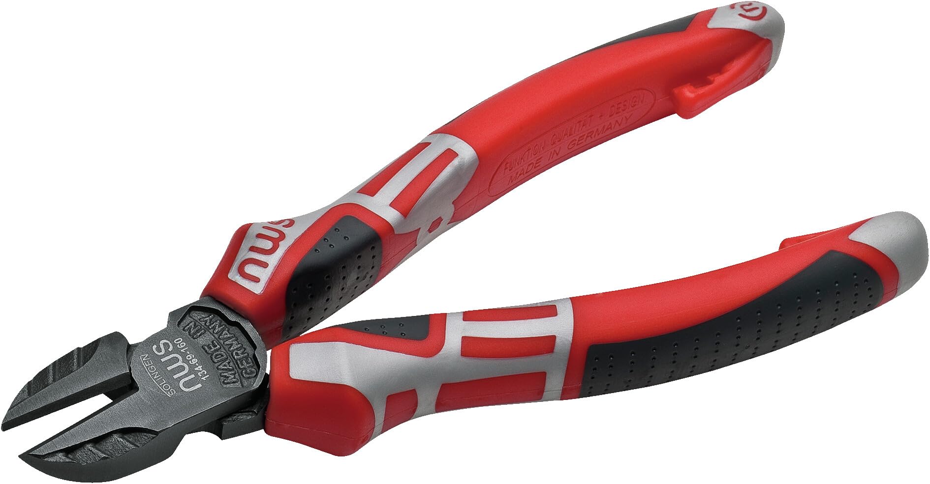 NWS 134-69-160 - Alicate Corte Diagonal Model Sueco Series 69 Largo 160 mm, czerwony, szary