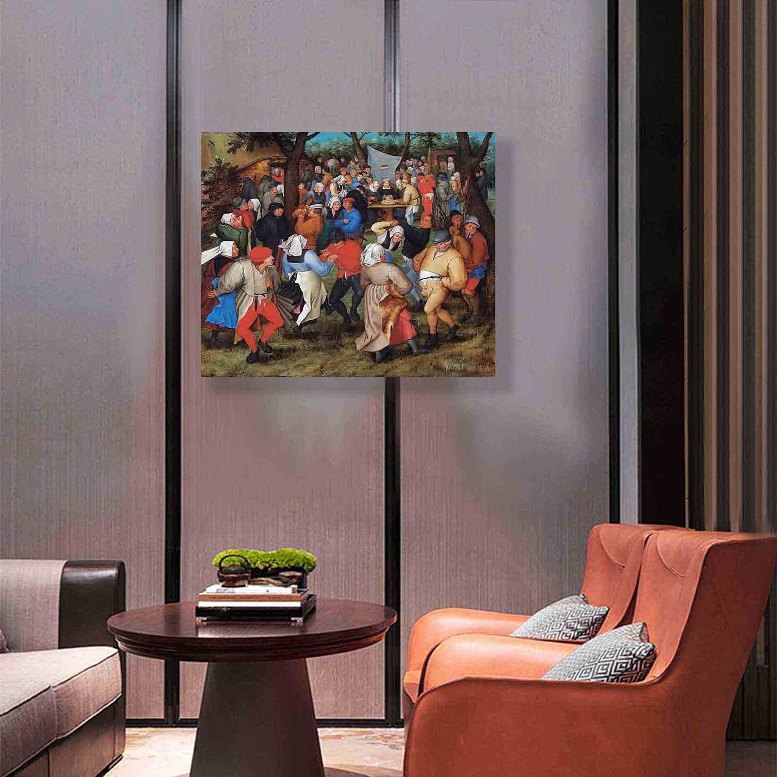 Amazon.co.jp: ピーテル・ブリューゲル農民の結婚式油絵名画複製画絵画  