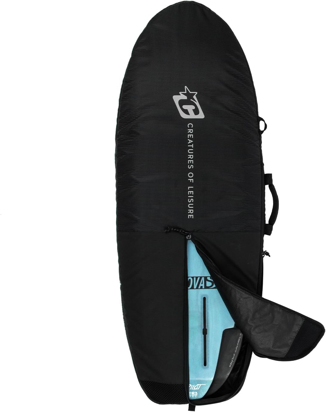 Creatures of Leisure Foil Day Use DT2.0 Boardcovers Bag, Diamond Tech 2.0, 5mm Foam Protection, Aero Mesh Ventilation System, Stash Shoulder Strap