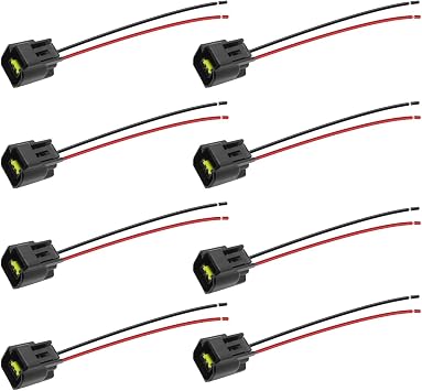 Ignition Coil Connector Pigtail Harness 8 Pcs | Compatible with Ford 4.6L 5.4L 6.8L F-150 F250 F350 Mustang Explorer Expedition Crown Victoria