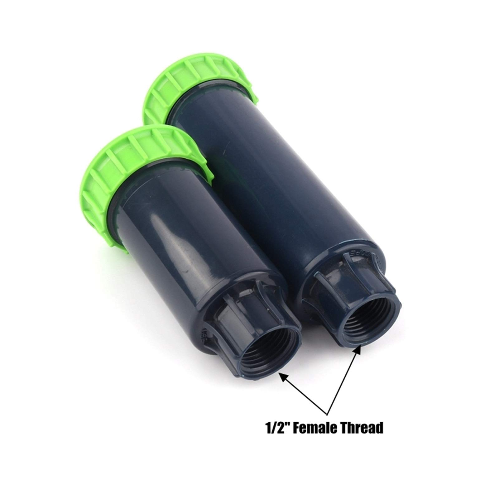 Annaffiatura del giardino irrigazione del prato in 4 pezzi / 1/2 "90-360 gradi regolabile Sprinkler a pop-up di plastica, pianta da giardino con prato inglese, irrigazione scenario irrigazione rame