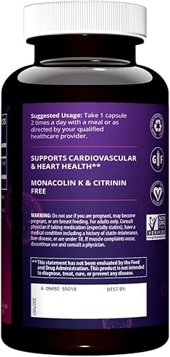 Miniatura 3 de MRM Nutrition - Arroz de levadura roja | Monocolin K + Citrinin | Sin gluten + vegano | 30 porciones