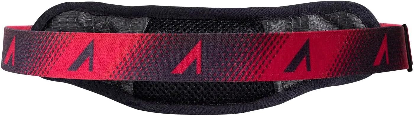 UltrAspire Lumen Collection Waist Light Belt | Lightweight & Water Resistant - 400Z 3.0, Black/Red
