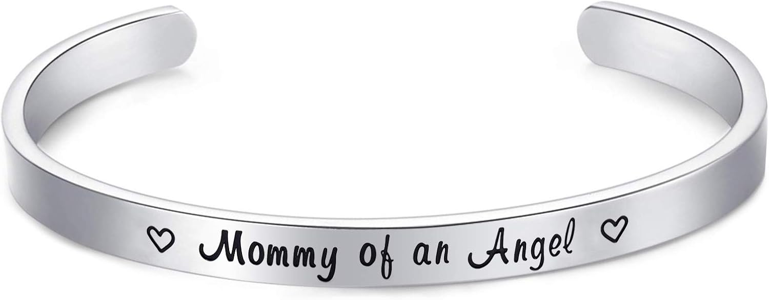 LParkin Mommy of An Angel Bracelet Infant Loss Memorial Bracelet Remembrance Bracelet