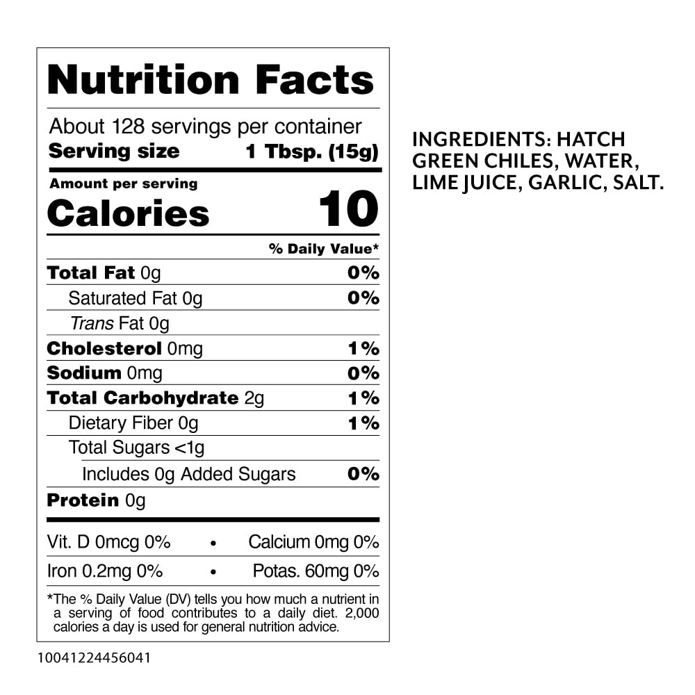 Roland Foods Fire-Roasted Diced Hatch Chile, Specialty Imported Food, 4.25 Pound, Pack of 1
