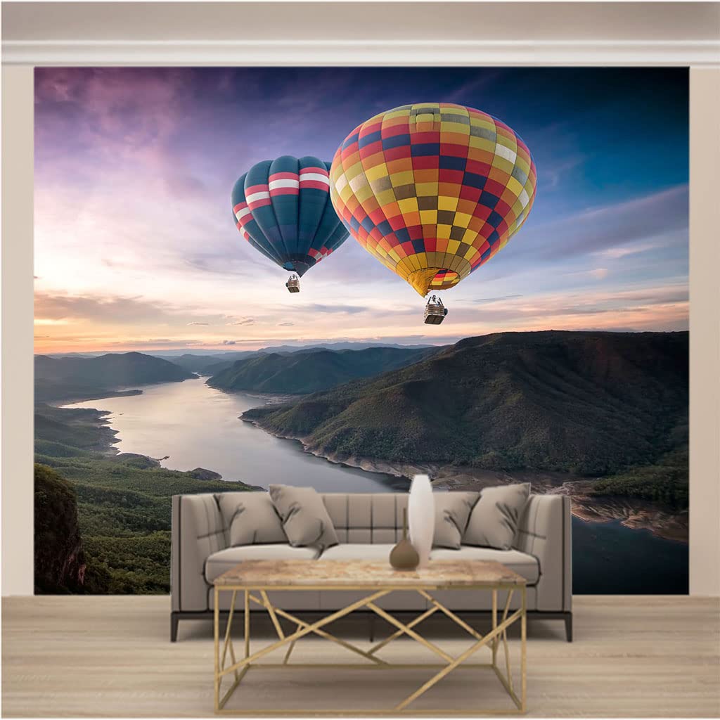 Mural 3d moderne pour agrandir un petit salon avec papier peint intissé photo