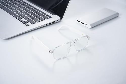 Miniatura 6 de Gafas inteligentes Bluetooth para hombre, altavoz de audio, lentes Bluetooth con altavoces, gafas de sol inteligentes de cristal azul, gafas