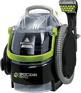 BISSELL SpotClean Pet Pro, Polsterreiniger Gerät, Teppichreiniger für Schmutzflecken, Waschsauger für Haustierhalter, Nasssauger für Teppiche, Polster, Auto &amp; Mehr, Leistungsstarker 750W Motor, 15585