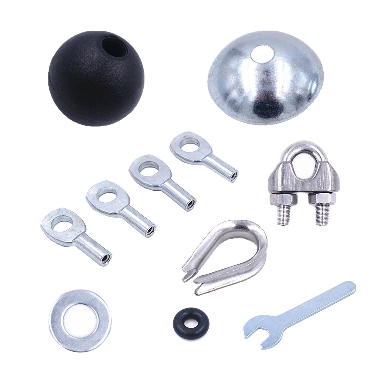 ATORSE Gym Machine Cable Ball Stopper Replacement for Cable Machine Use 11pcs Set-picture-21