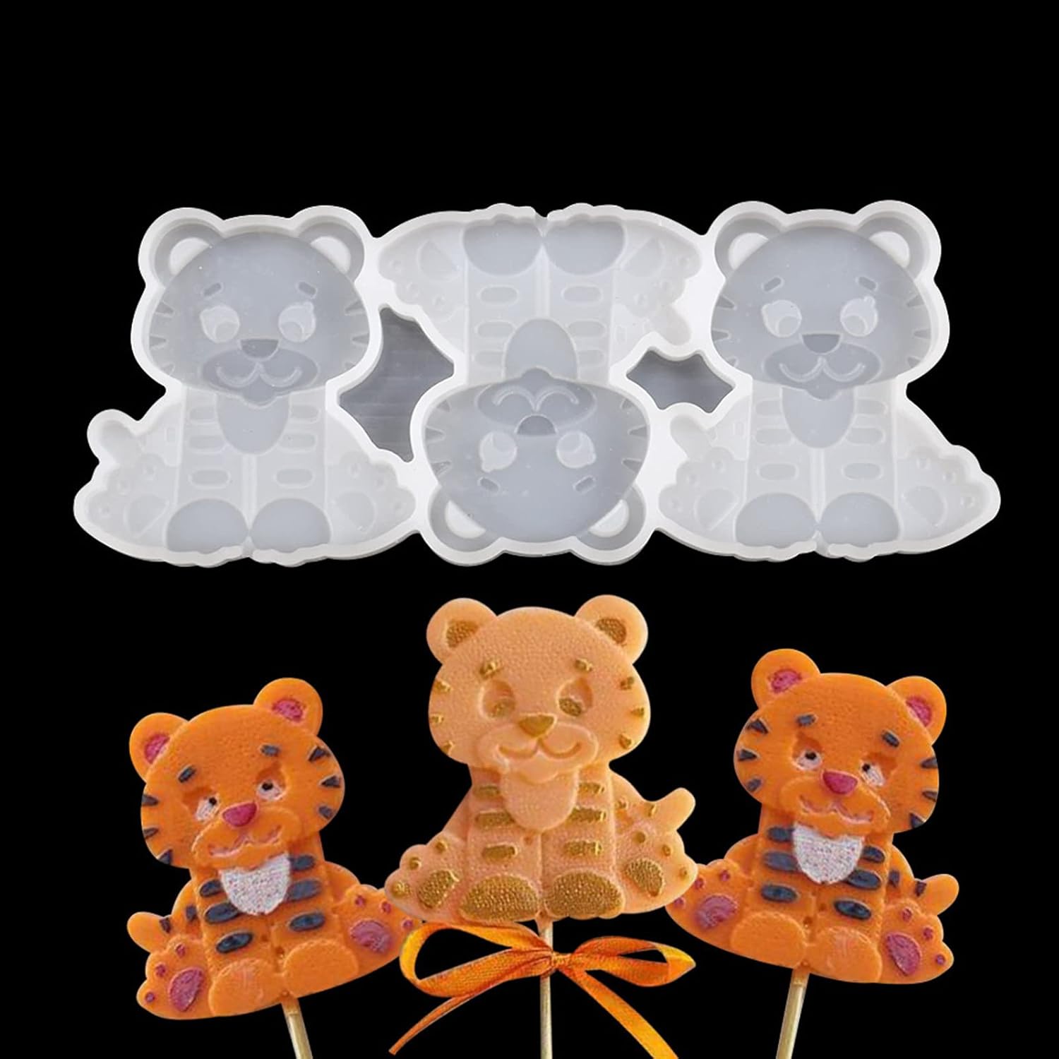 Candy Moulds Lollipop Shape Silicone Mold Lollipop Mould Home Chocolate Candy Baking Gadgets for Children image 4