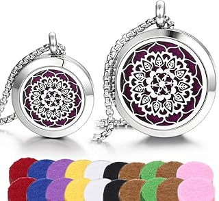 Aromatherapy Essential Oil Diffuser Necklace Tree of Life Cloud Design Stainless Steel Locket Pendant Christmas Birthday Gift for Women Men XN059-060-3