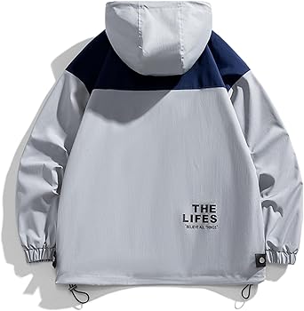 Amazon.com: Lightweight Men's Jacket with Hood for Outdoor, Travel