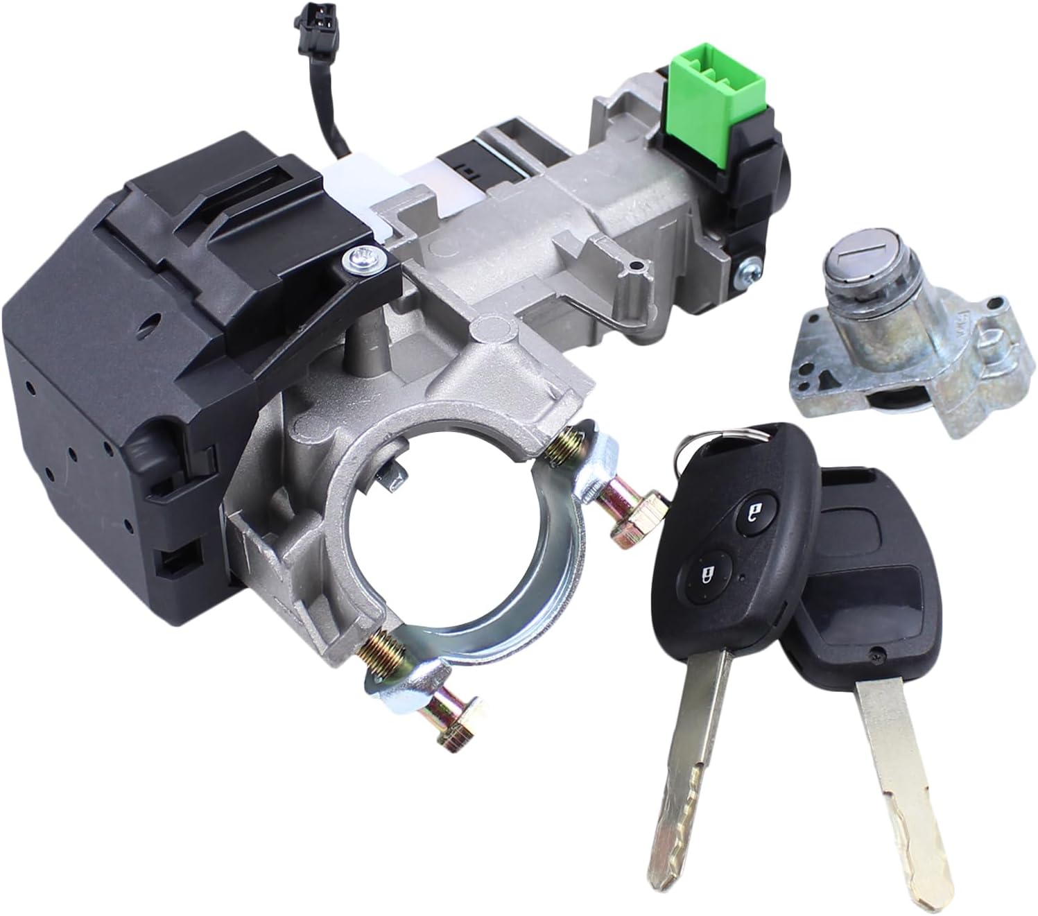 MOTOKU Ignition Switch and Door Lock Cylinder Assembly with 2 Keys for Honda Pilot 2009-2015