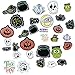 JOYIN Over 600 Pieces Halloween Craft Assortment Kit Including Halloween Temporary Tattoos Halloween Stickers, Halloween Stampers Foam Stickers for Halloween Party Faovrs Halloween Craft Supplies