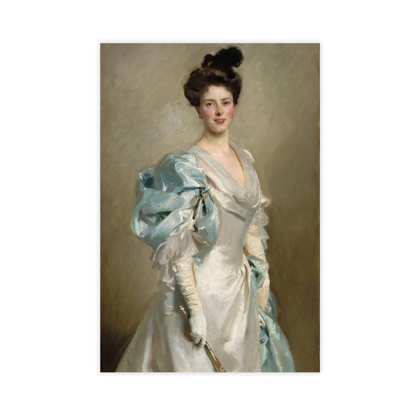WCYB Mary Crowninshield Endicott Chamberlain by John Singer Sargent Posters Prints Canvas Deco Paintings Wall Art Unframe 20" L X 30" W