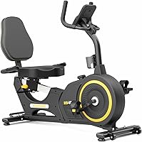 VANSWE RB405 Recumbent Exercise Bike for Seniors - 400 lbs Capacity, Bluetooth App, 8-Level Quiet Magnetic Resistance