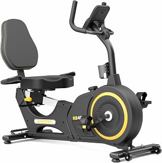 VANSWE RB405 Recumbent Exercise Bike for Seniors - 400 lbs Capacity, Bluetooth App, 8-Level Quiet Magnetic Resistance
