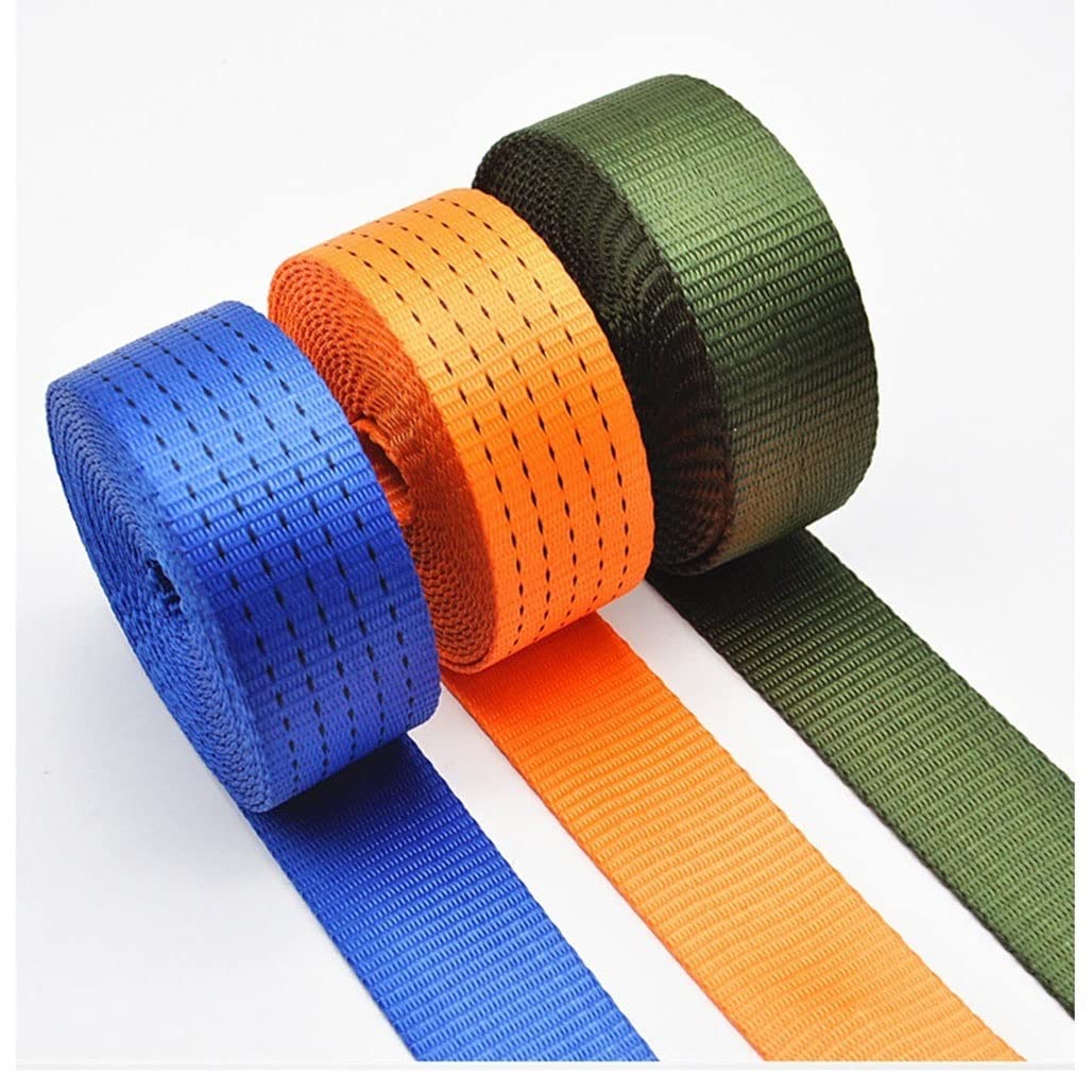 Tie Down Straps Heavy Duty Lashing Straps Tie-Down Straps for Motorcycle, Cargo, Trucks,Trailer,Luggage Lashing Straps up to 2tonne Load-bearing (Color : Blue, Size : 90m