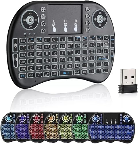 ChrysM ~jL[{[hCX 2.4GHz }EX̌^ |[^u ^ }EX  USBV[o[t @\{^ obNCg 7FRϊ Amazon fire TV/PS3/PS4/PS4 Pro/HTPC/IPTV/Andr
