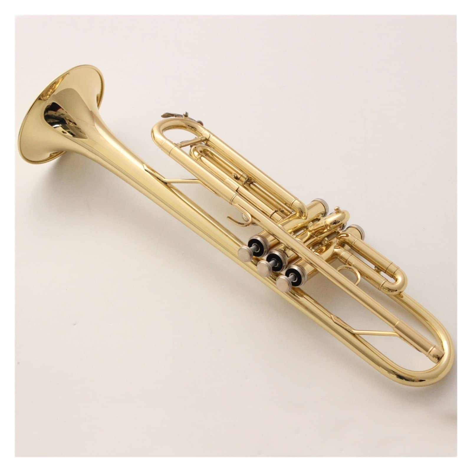 ZENGXUE BB Trumpet Gold Lacques Music Instruments Profesional Trompetas Estudiante Incluido Caso Accesorios Para Boquillas Trompeta estudiantil