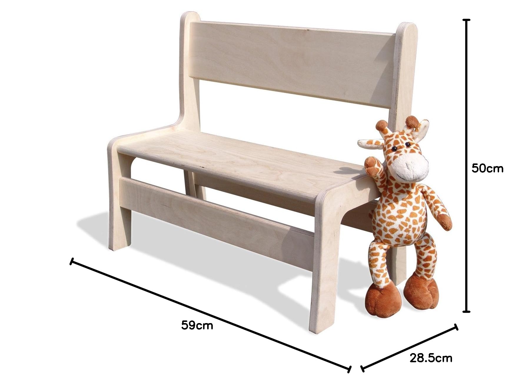 Banc pour enfant-esthétique et extrêmement stabil. naturel