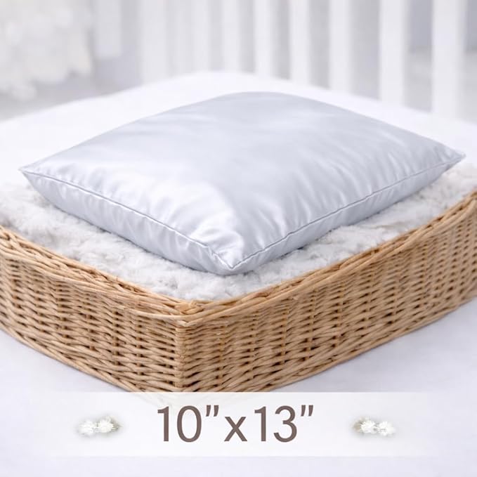 Almohada Seda 22 Momme Algodón Orgánico 10x13 pulgadas miniatura 4
