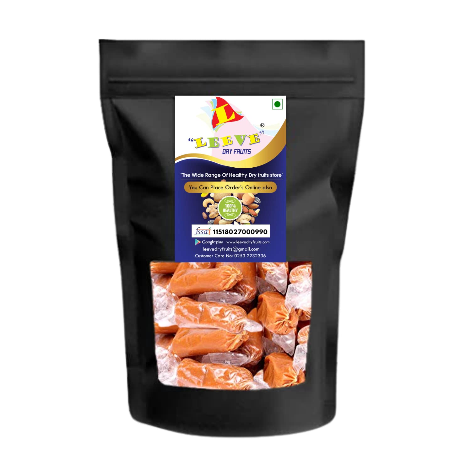 LEEVE DRY FRUITS Toffees Packet Milk Toffee 200 Gram Pack Milk