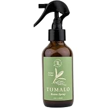 Room Spray - Sophisticated, All-Natural Home Fragrance, Pure Essential Oil Air Freshener & Odor Eliminator, Refreshing Scent, Made in the USA, Juniper & Sage, 4 oz Glass Bottle