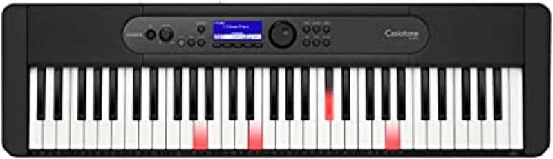 Casiotone LK-S450 Teclado portátil iluminado de 61 teclas | 600 tonos | Sistema de iluminación clave, 200 ritmos, lecciones de mejora, compatibilidad con USB-MIDI y aplicación Chordana para aprendizaje guiado