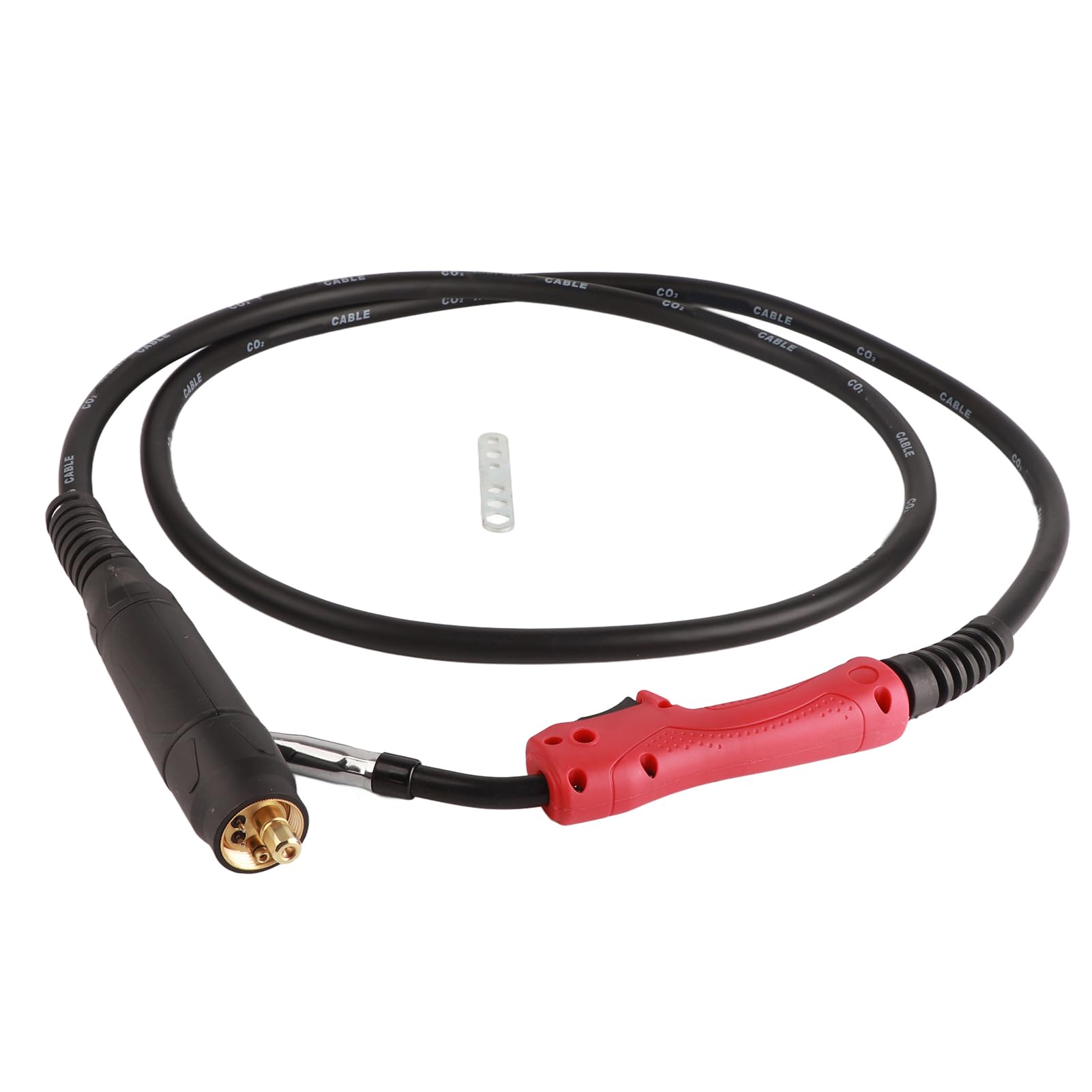 Akozon Soldadura MIG 180A 15AK con Cable Conector Europeo, Diseño Resistente Al Calor y Refrigerado por Aire, de Goma Ergonómico para Máquinas de Soldar 150A 250A