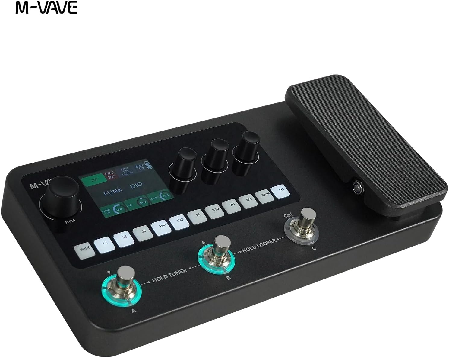 M-VAVE MK-20 ギターマルチエフェクター M-VAVE MK-20 Guitar Multi Effects Processor with 320+ Effects, 120