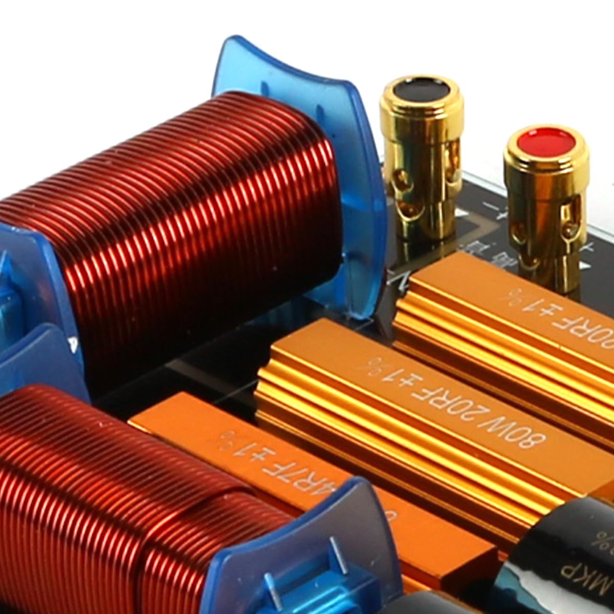 Crossover de Altavoz de Alta Potencia de 1300 W, Divisor de Dos Frecuencias, uno Alto y Dos Bajos para Altavoces Dobles de 12 o 15 Pulgadas