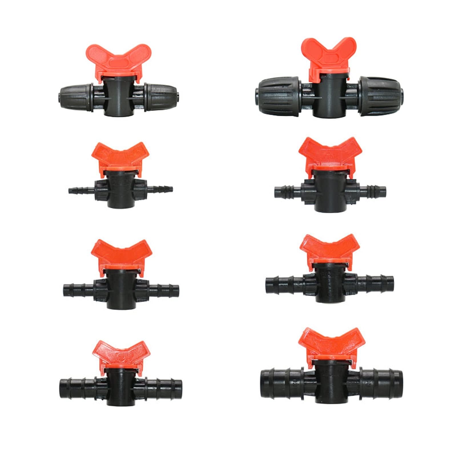 Mini vanne d'irrigation à grue et raccord de tuyau pour robinet de jardin 10mm connecteur rapide