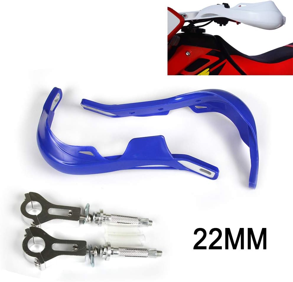 AnXin 22mm 7/8” Handlebar Hand Guards Handguards Universal for YZ125 YZ250 YZ250F YZ450F WR250F WR450F TW200 XT250 TTR125 TTR230 Dirt Pit Bike ATV Quad Enduro Motocross Blue