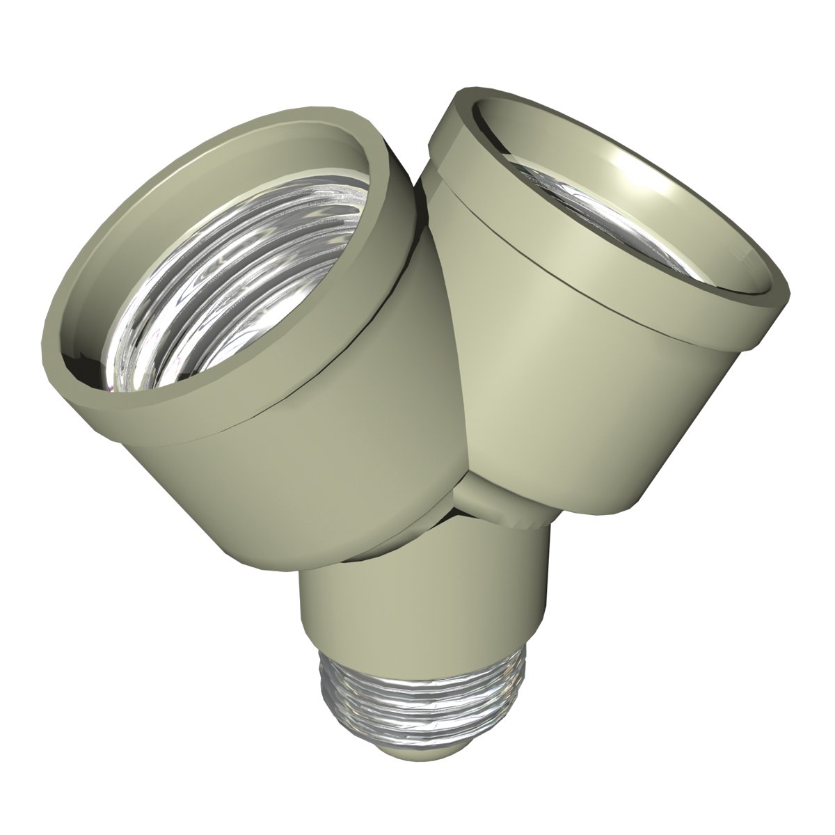 Stanley 30504 adapter podwójnego gniazda, beżowy