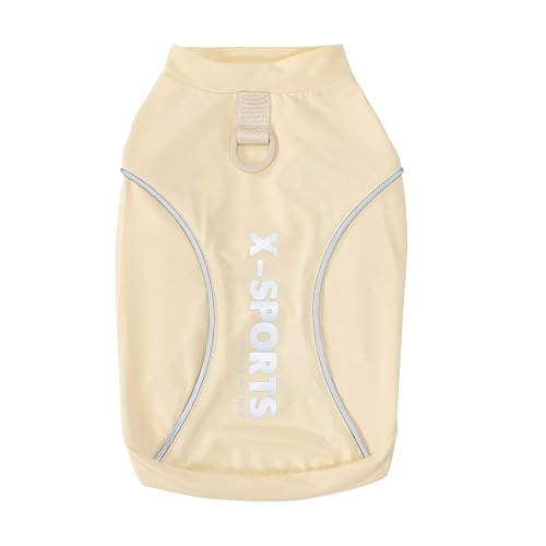 Izefia Camisetas para Perros Ropa Camiseta para Perro Pequeño Chaleco Deportivo Reflectante Elegante…
