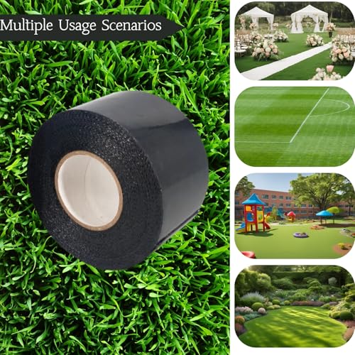 Image of Double-Sided Artificial Turf Tape,2 inch x16.5' Heavy Duty Self-Adhesive Strong Viscosity Artificial Grass Seam Tape Synthetic Fake Grass Tape for Lawn Outdoor Carpet Jointing and Connecting
