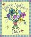 Mother's Day Bouquet Garden Flag Butterfly Spring Floral Mom Decorative 12"x18"