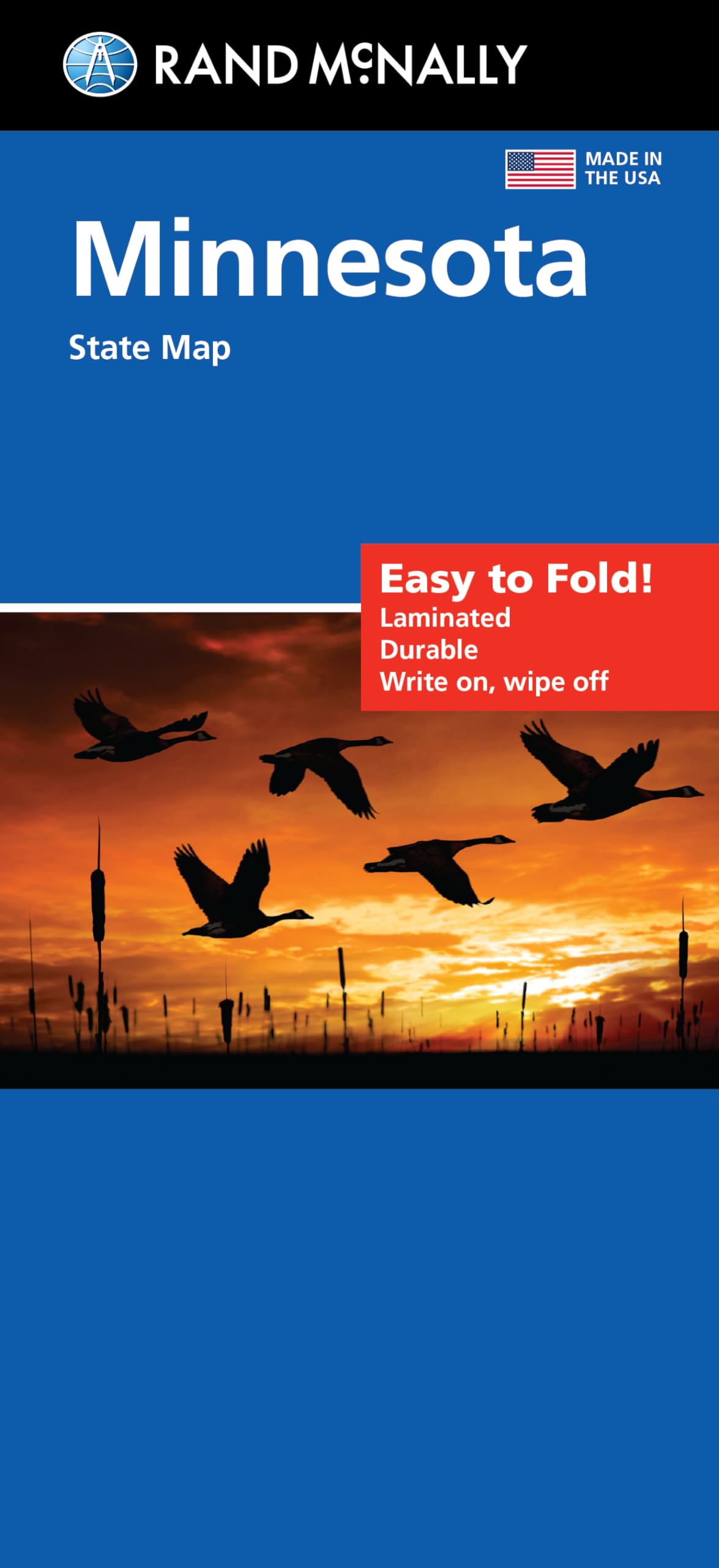 Rand McNally Easy To Fold: Minnesota State Laminated Map