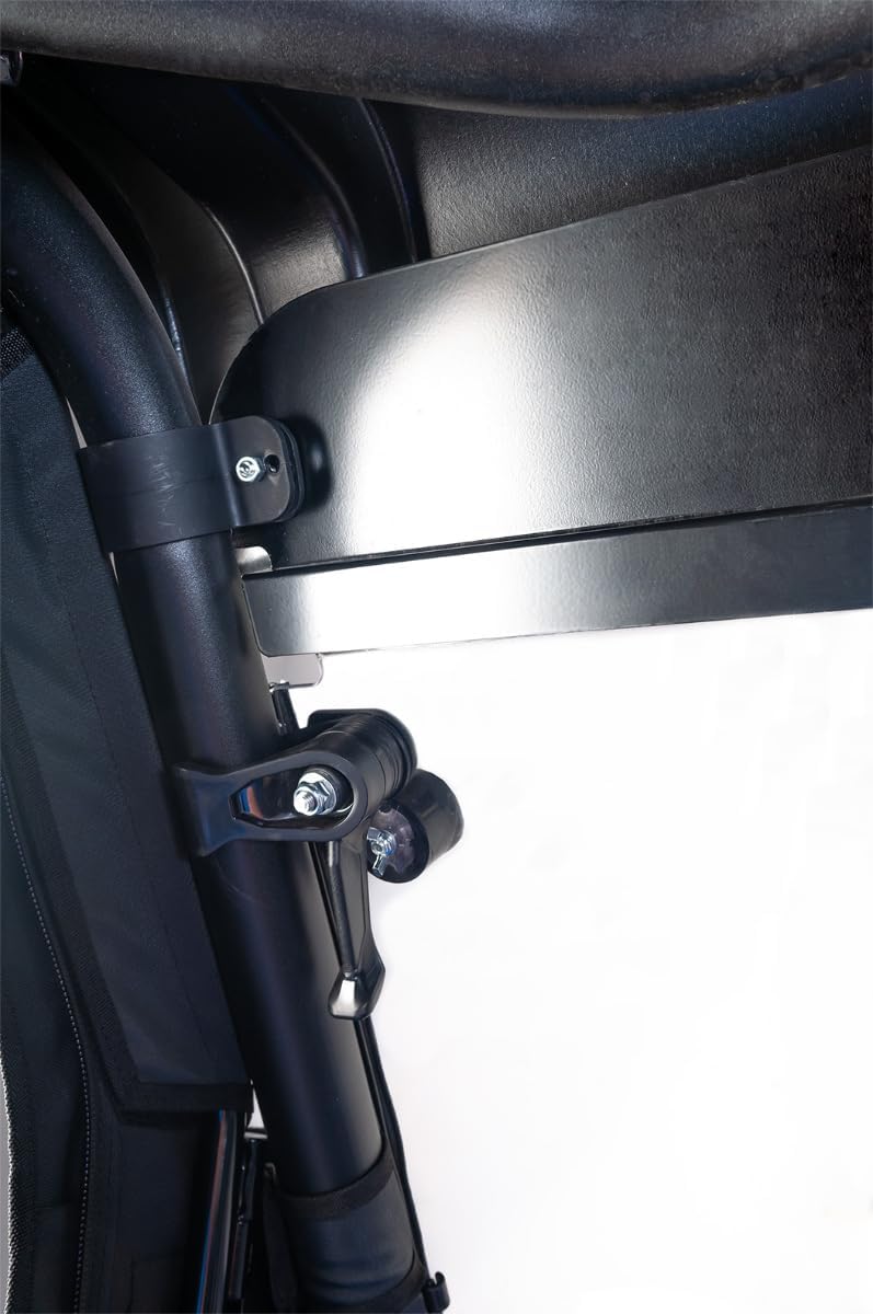 Seizmik UTV Versa-Fold Windshield Compatible with Kawasaki Mule Pro FX/FXT 2015-2023 UTV Models | UV Resistant Polycarbonate | All Terrain Windshield | Side by Side Accessories