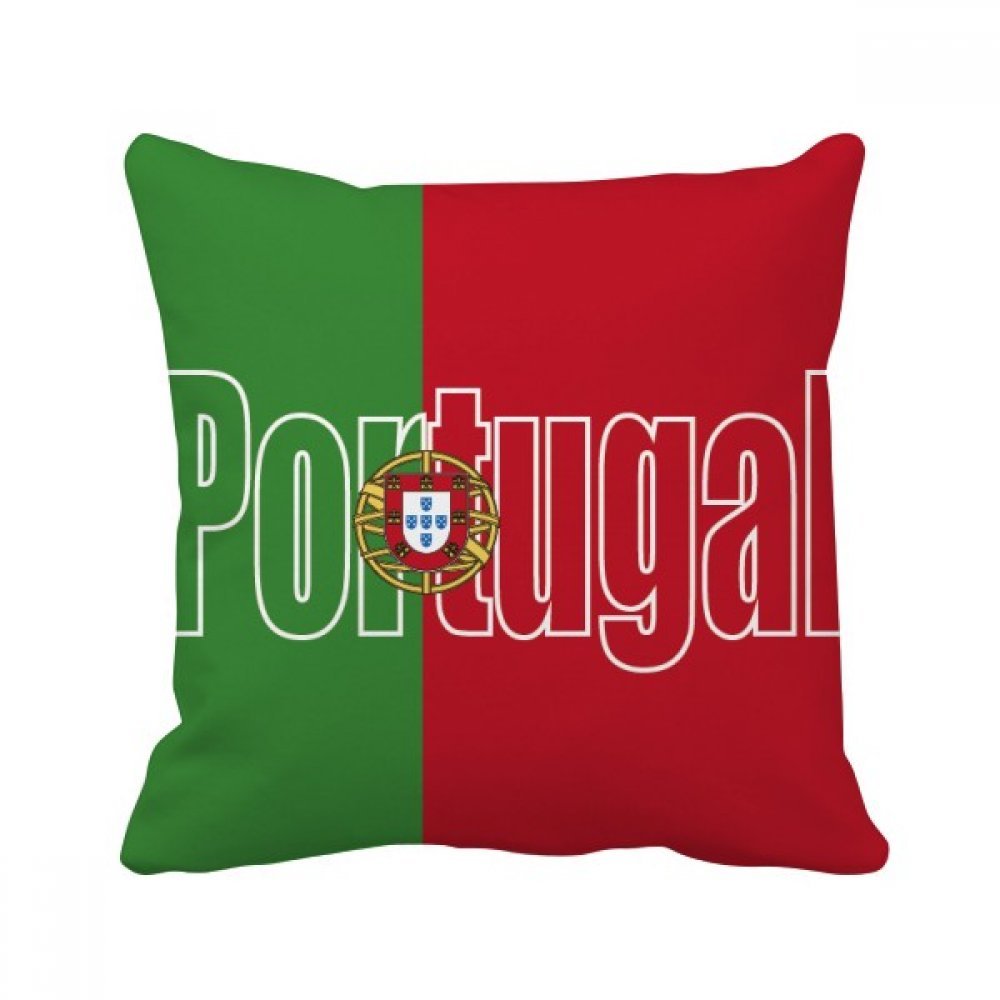 Coussin Portugal 40x40 cm élégant avec motif drapeau pays pour decoration salon
