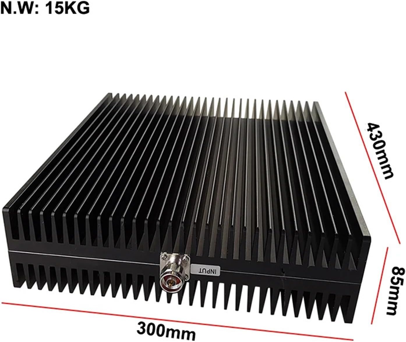 High Power 500 Watt DIN Type Microwave Coaxial Attenuator 50ohm 3G/4G 30db 40db 50db 60db 500W Fixed RF Connector in Microwave(20db 4Ghz)