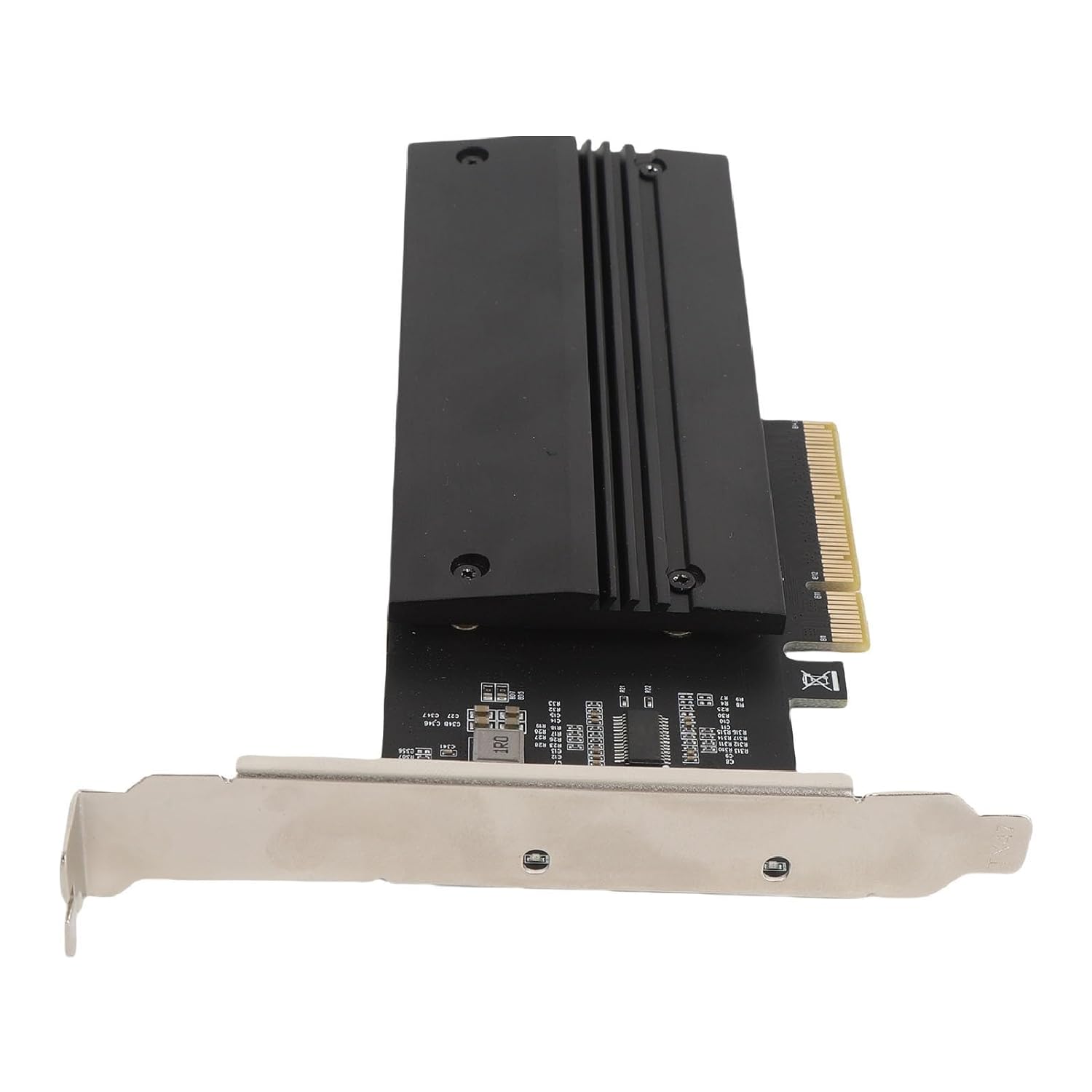 Zunate NVMe PCIe Adapter Card 2 Port M.2 NVMe to PCIe 4.0 X8 Card with Aluminum Heat Sink, RAID, Hyper M.2 X8, LED Indicator, 80x22mm, 60x22mm, 42x22mm, 30x22mm, Gold Plated