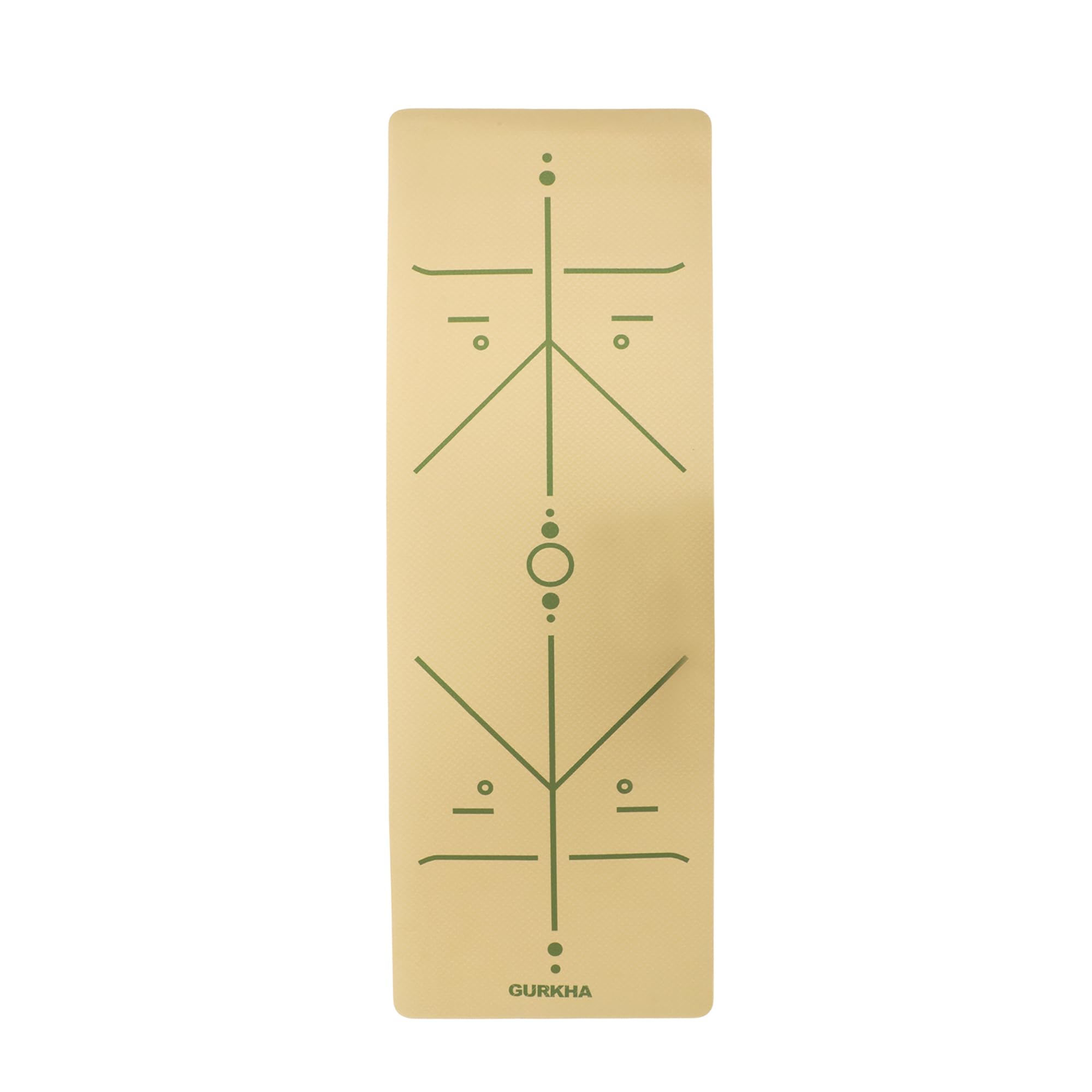 GURKHA 8mm TrueForm™ TPE Alignment Yoga Mat + Carry Bag | Extra-Cushioned Non-Slip Performance Mat for Yoga, Pilates, HIIT & Home Workouts | Durable Fitness Mat for Men & Women - Raw Earth | 6X2 ft-image-33