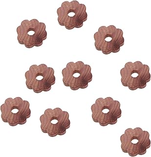10PCS Flowering Cedar Wood Circle Closet Freshener for Clothing/Kitchen Storage/Pantry