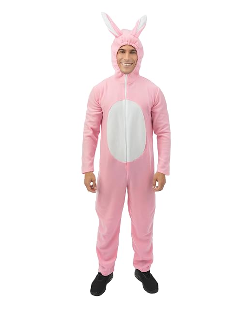 Foto 2 de 7 de P'TIT CLOWN - Disfraz de conejo para adulto, unisex, perfecto para Carnaval, EVG, EVJF, Pascua, Halloween…