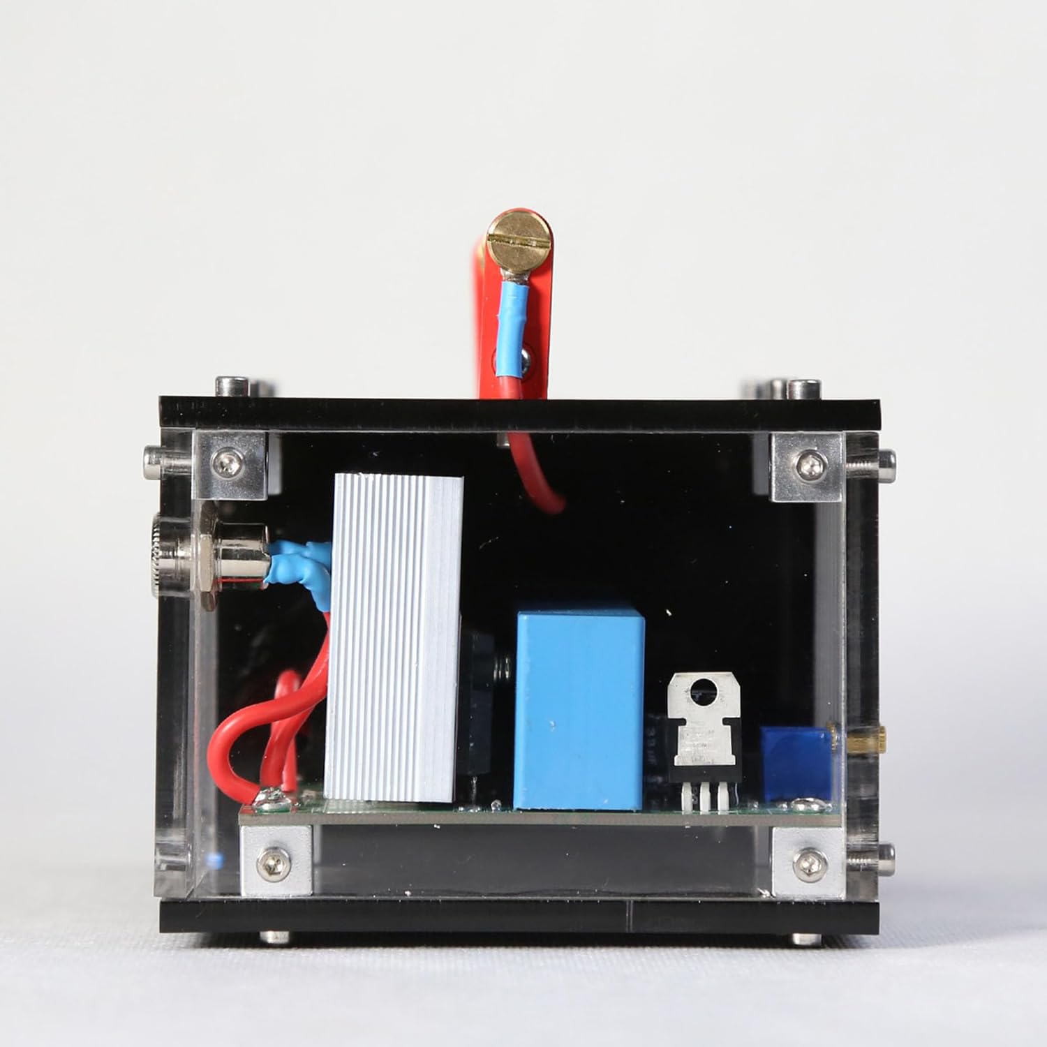 Kit de bricolaje de altavoz Bluetooth de arco de plasma, proyecto de práctica de soldadura con LED y conector de audio de 3.5 mm para aficionados