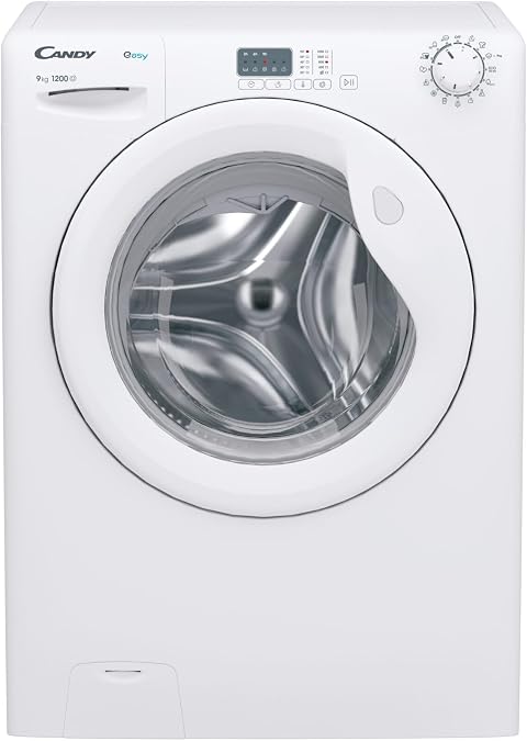 Candy EY291DW4/1-S - Lavatrice da 9 kg, 1200 giri, Caricamento Frontale, Classe energetica B
