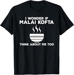 Funny Malai Kofta Saying Vegan Indian Dish T-Shirt