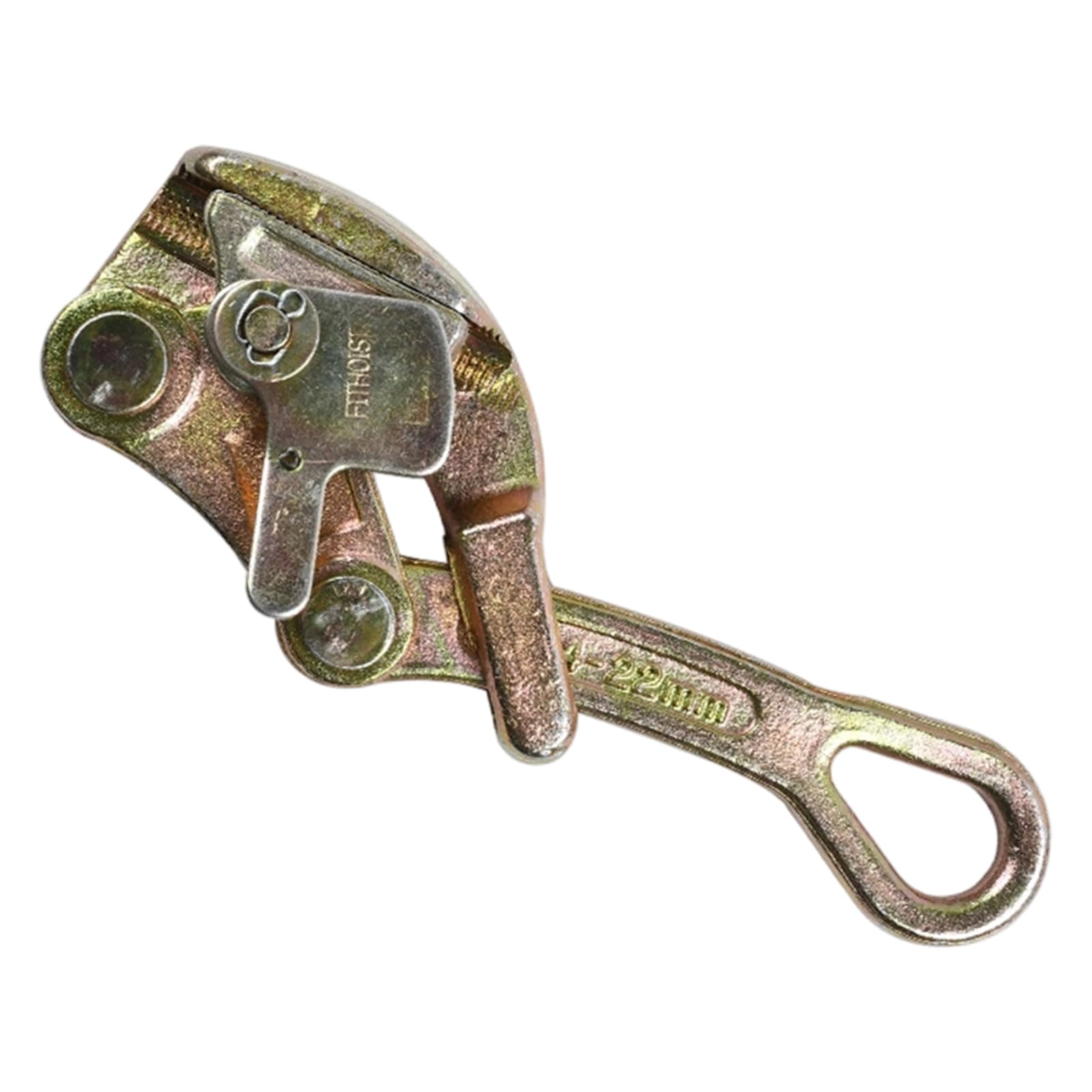 Aqvjd 2T Grip Power Lines Tightener With Accuracy Teeth For Secure Wire Rope Clamping In Electrical & Telecoms Applications Permanent Mild Steel Hold